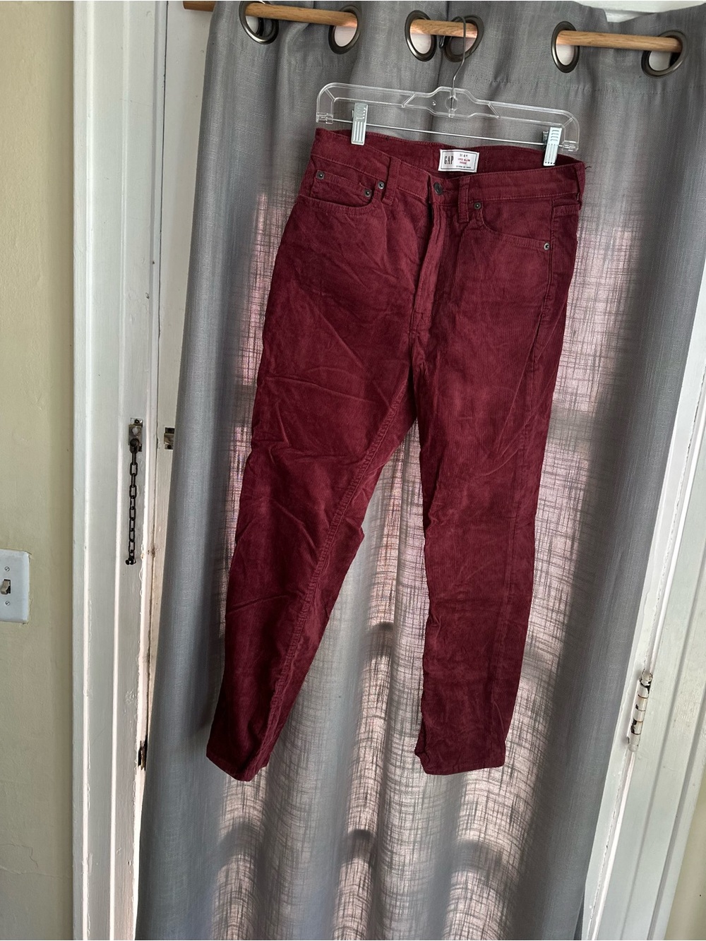 Gap Vintage Slim High Rise Corduroy Pants Straight Leg Corduroy Pants in